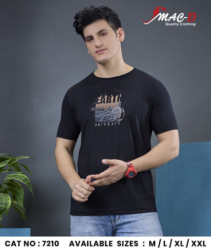 Cat No 7225 Mac D Cotton Mens Tshirts Manufacturer Gujarat