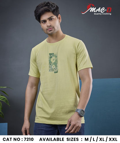 Cat No 7225 Mac D Cotton Mens Tshirts Manufacturer Gujarat