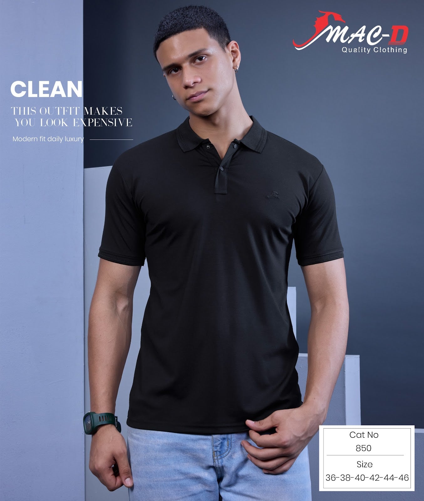 Cat No 850 Mac D Imported Mens Tshirts Supplier