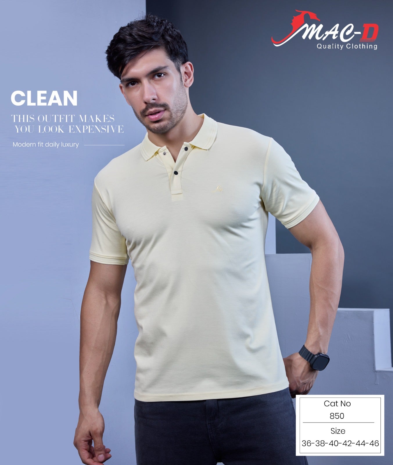 Cat No 850 Mac D Imported Mens Tshirts Supplier