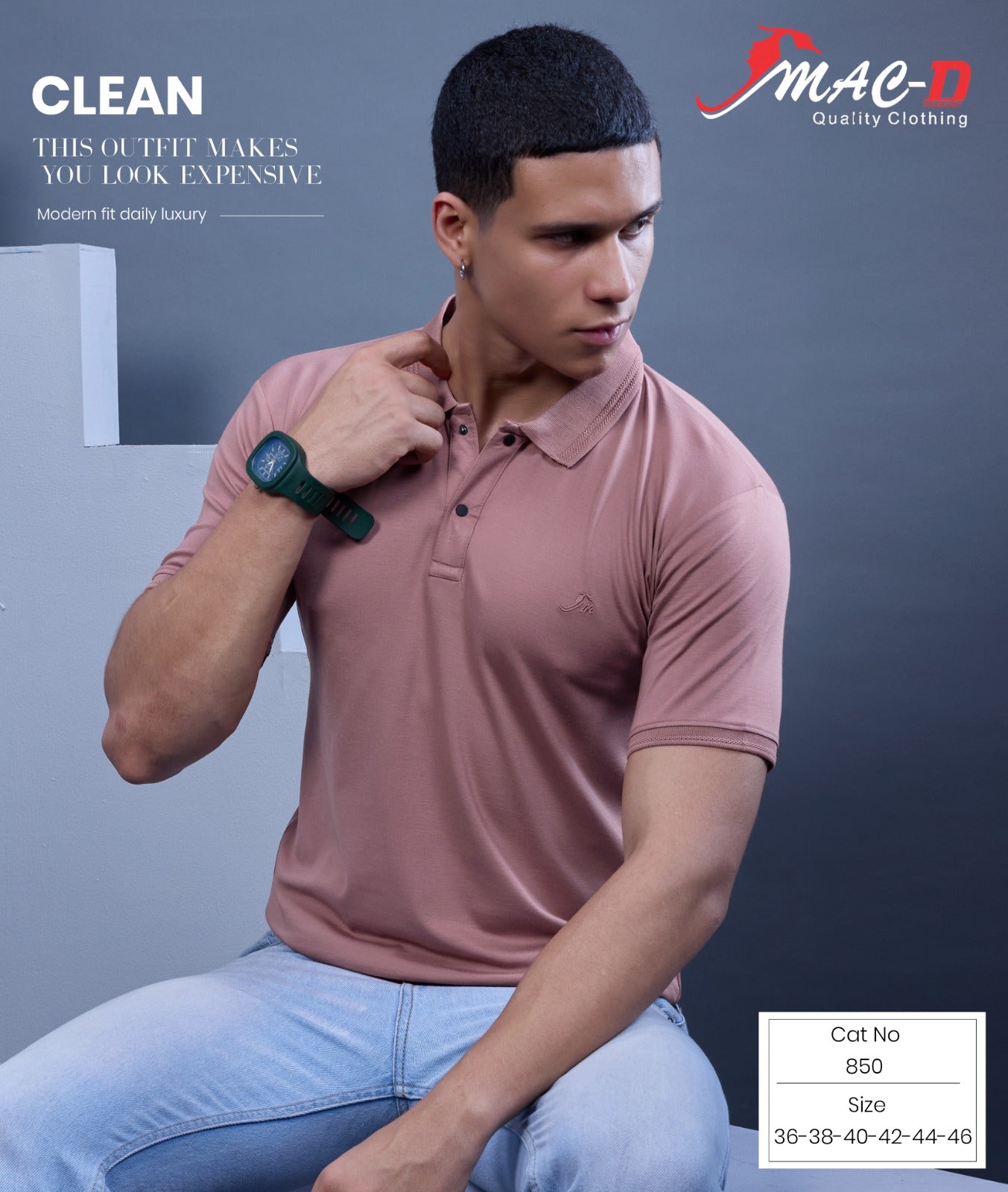 Cat No 850 Mac D Imported Mens Tshirts Supplier