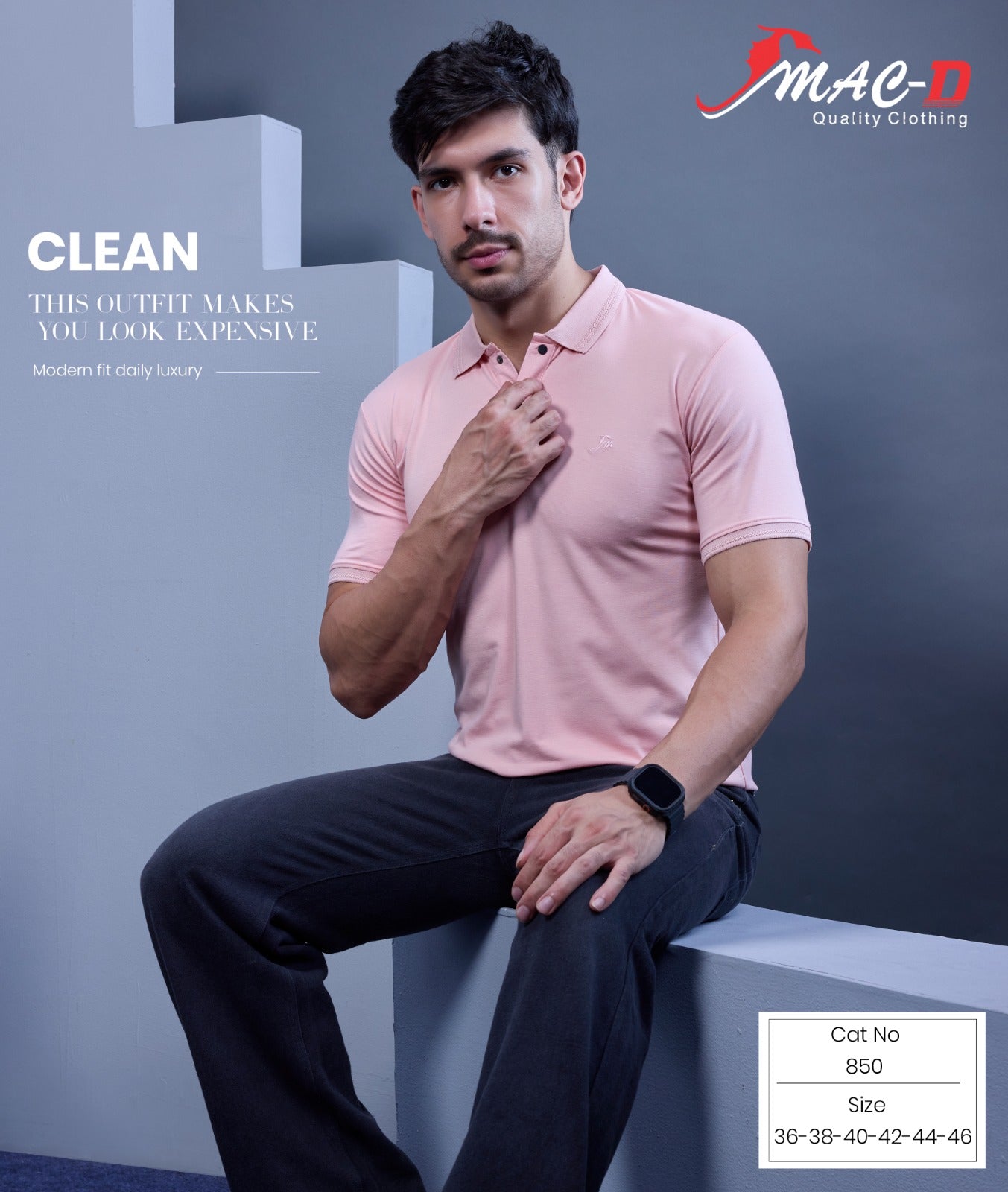 Cat No 850 Mac D Imported Mens Tshirts Supplier