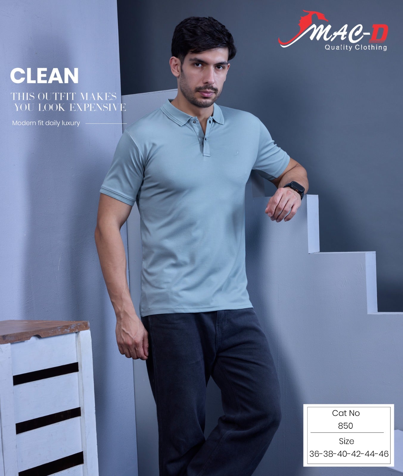 Cat No 850 Mac D Imported Mens Tshirts Supplier