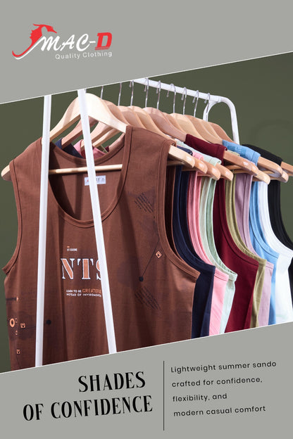 Cat No 8876 Mac D Cotton Mens Sando Wholesaler India