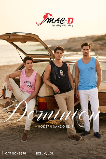 Cat No 8876 Mac D Cotton Mens Sando Wholesaler India