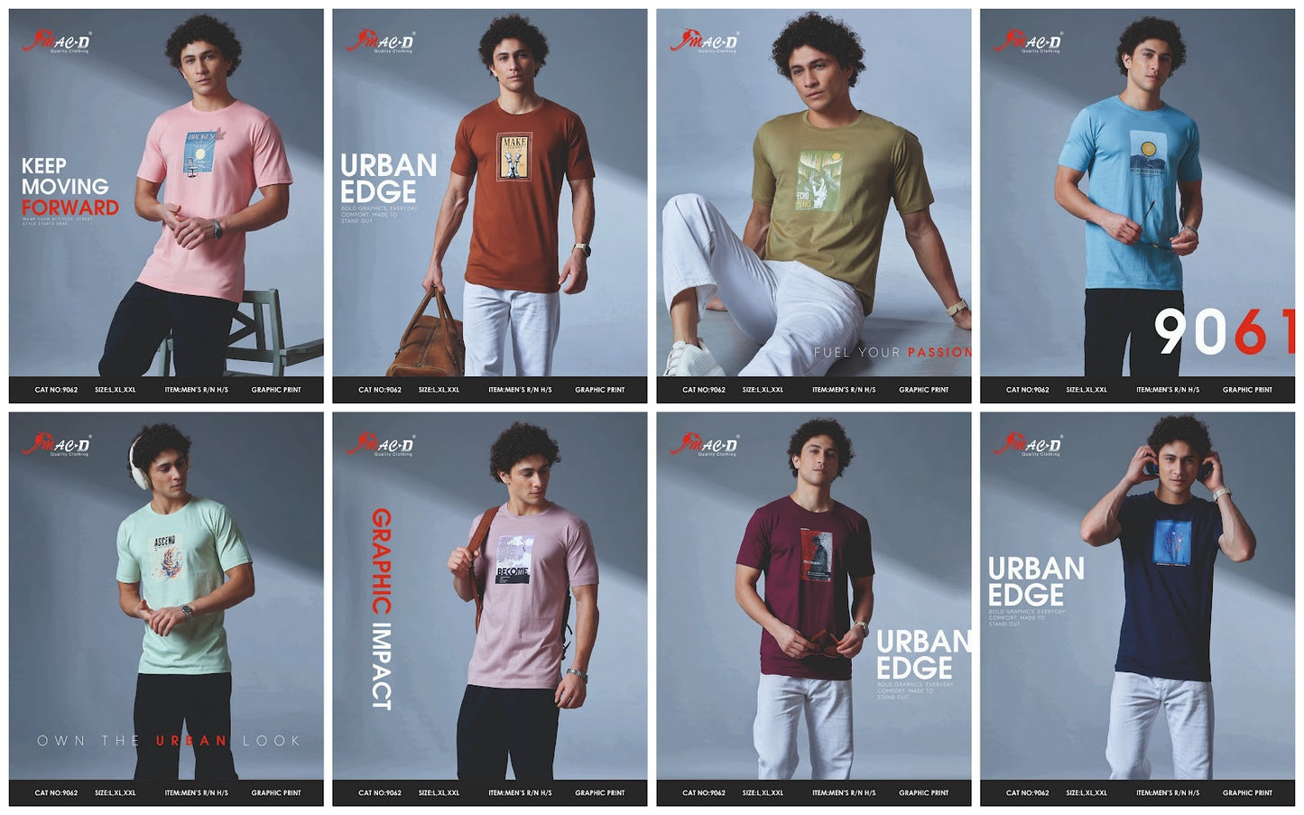 Cat No 9062 Mac D Cotton Mens Tshirts Manufacturer India