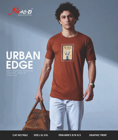 Cat No 9062 Mac D Cotton Mens Tshirts Manufacturer India