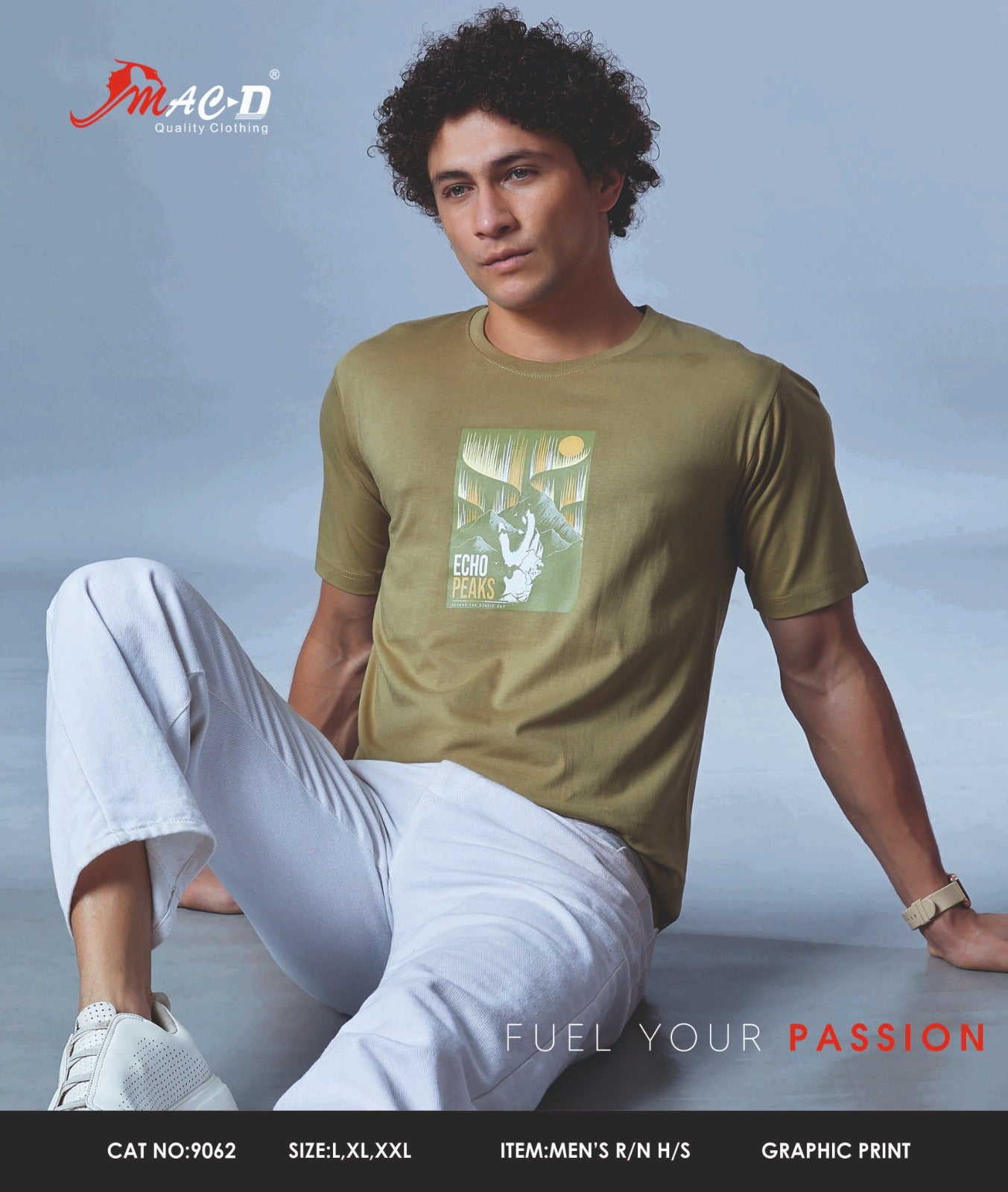 Cat No 9062 Mac D Cotton Mens Tshirts Manufacturer India
