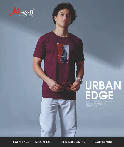 Cat No 9062 Mac D Cotton Mens Tshirts Manufacturer India