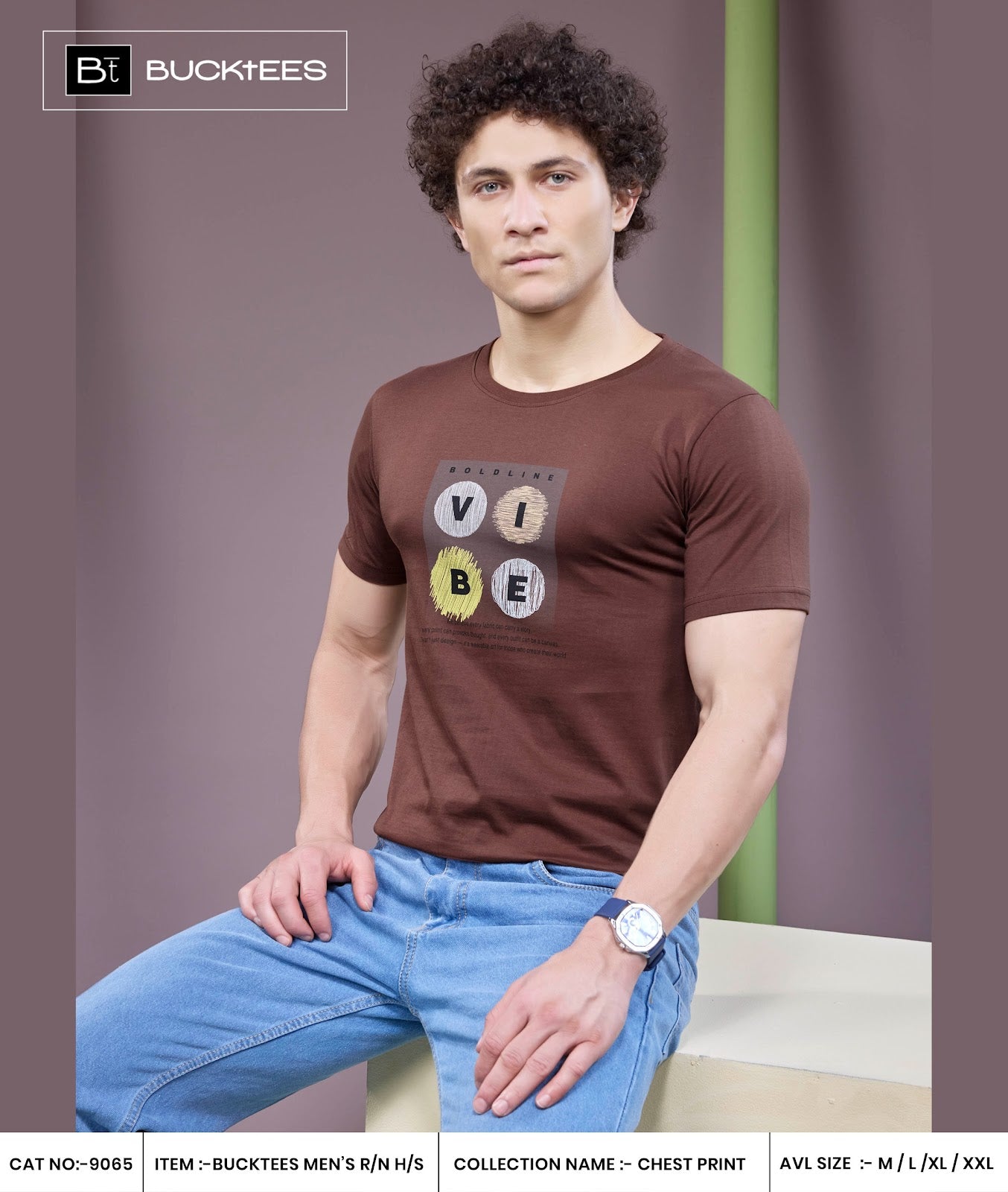 Cat No 9065 Bucktees Mens Tshirts Manufacturer