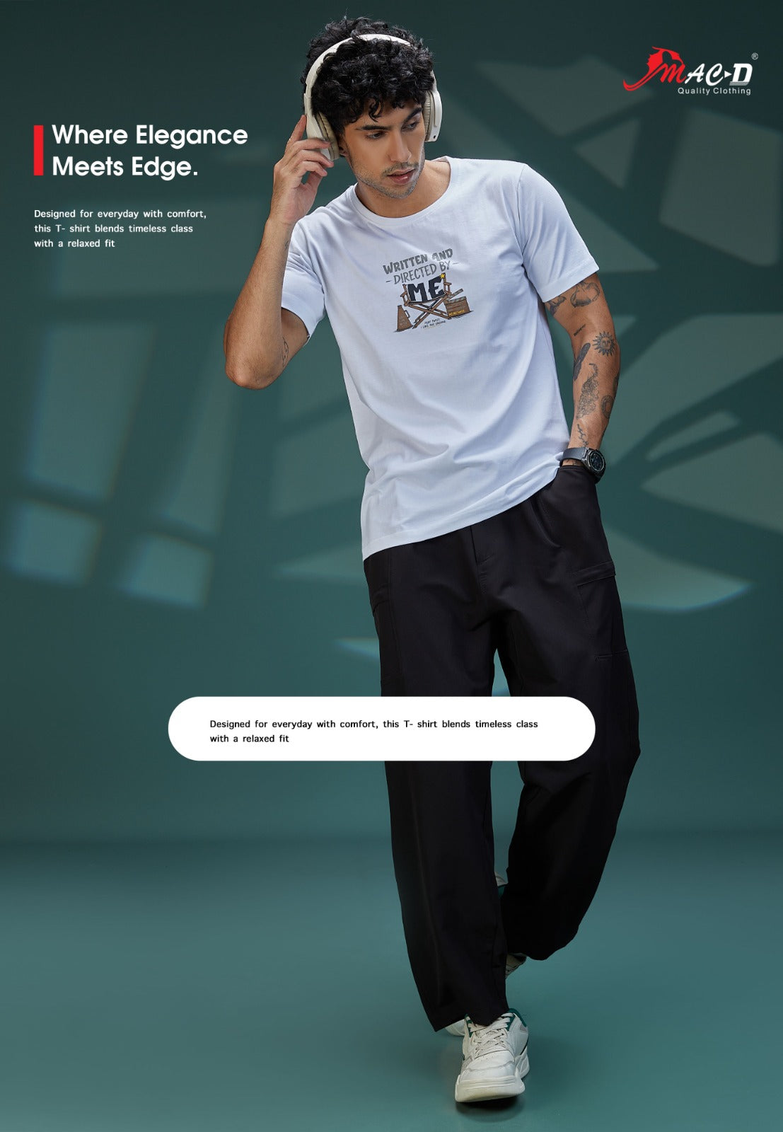 Cat No 9160 Mac D Cotton Mens Tshirts Supplier