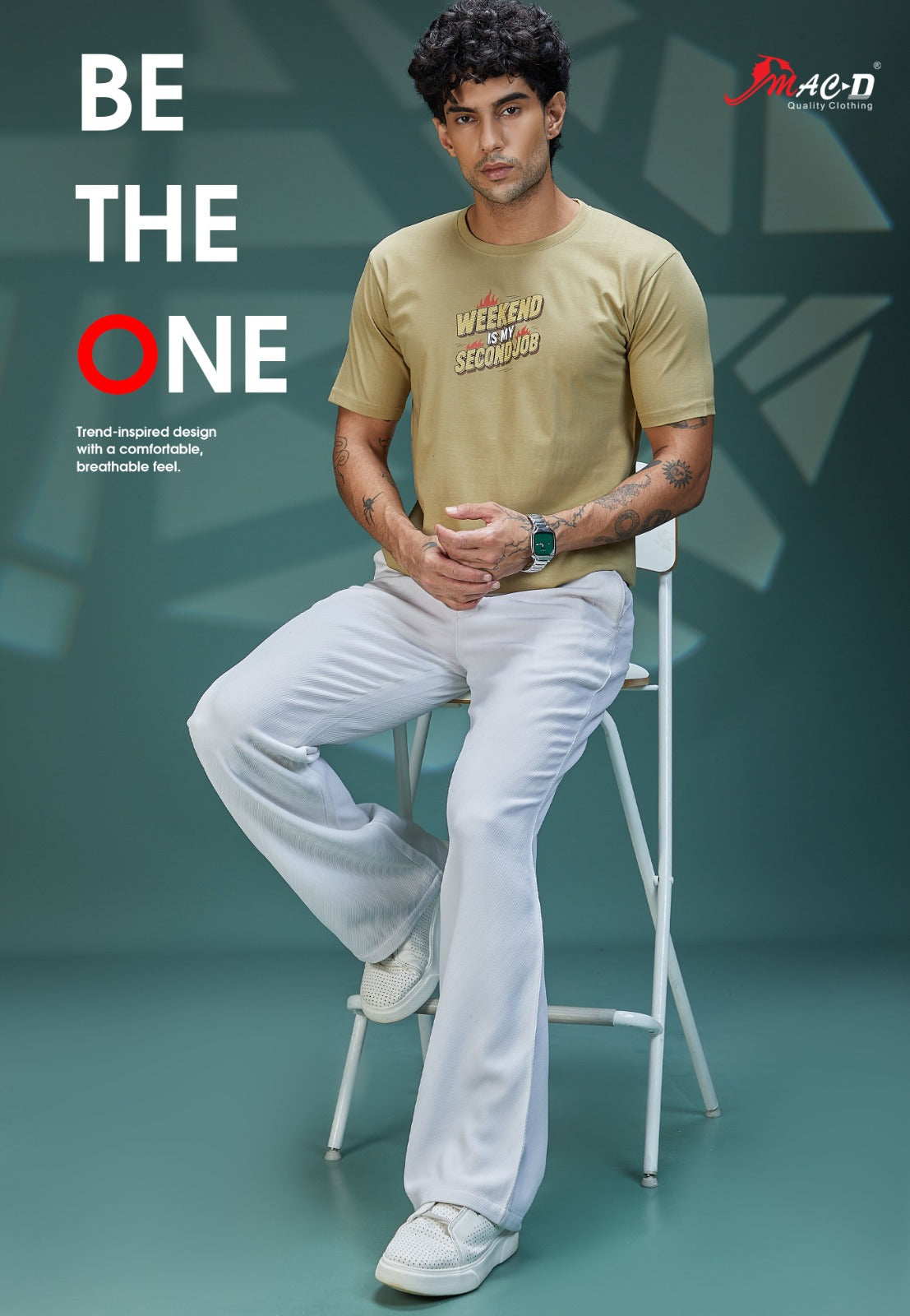 Cat No 9160 Mac D Cotton Mens Tshirts Supplier