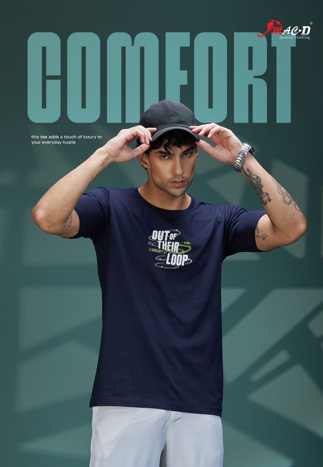 Cat No 9160 Mac D Cotton Mens Tshirts Supplier