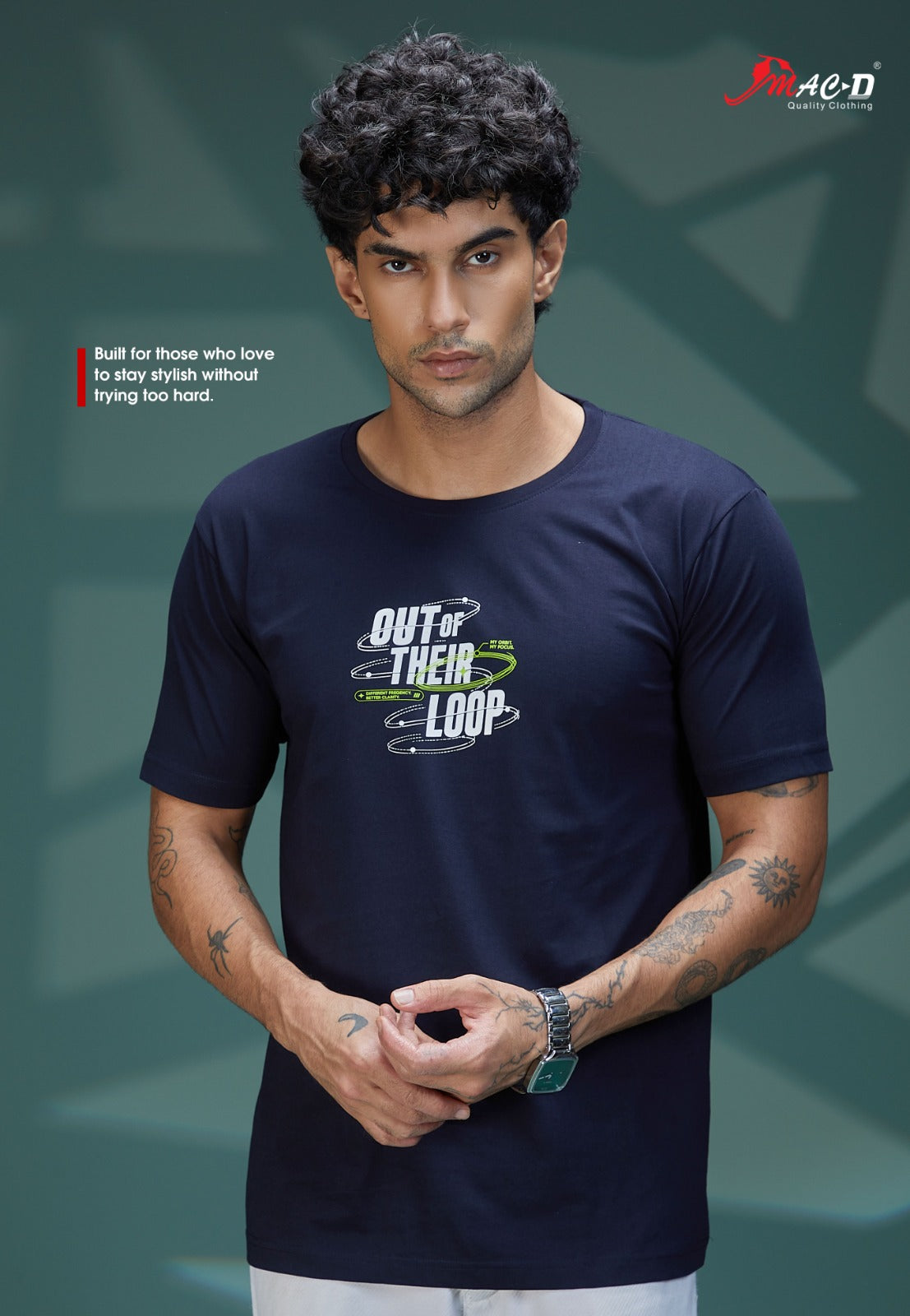 Cat No 9160 Mac D Cotton Mens Tshirts Supplier