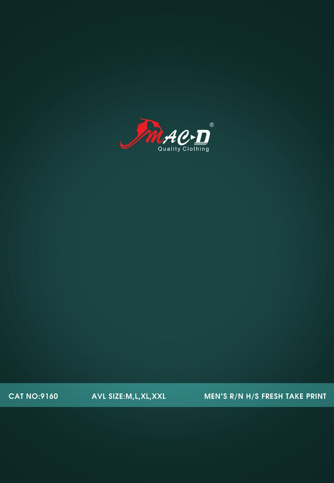 Cat No 9160 Mac D Cotton Mens Tshirts Supplier