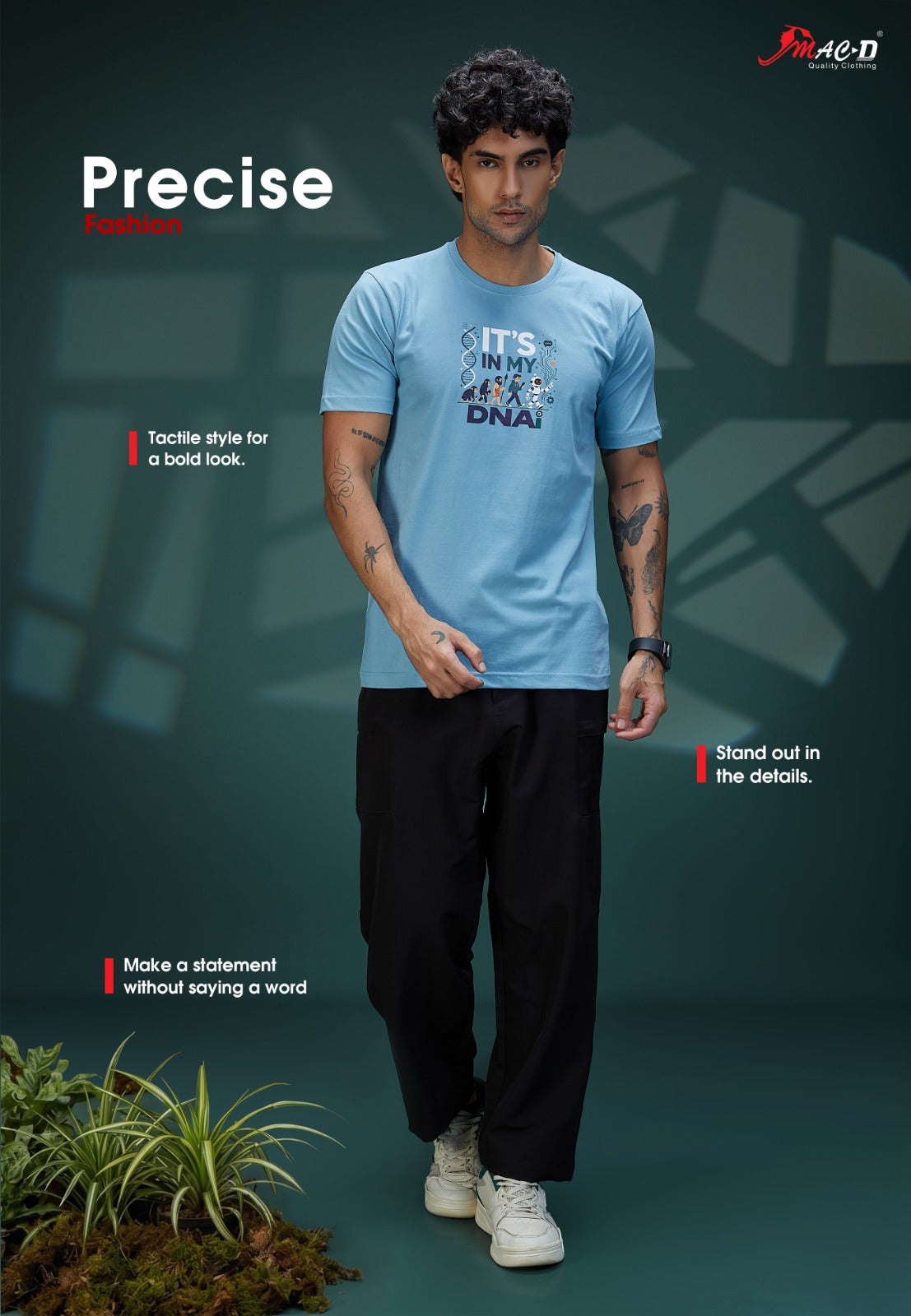 Cat No 9160 Mac D Cotton Mens Tshirts Supplier