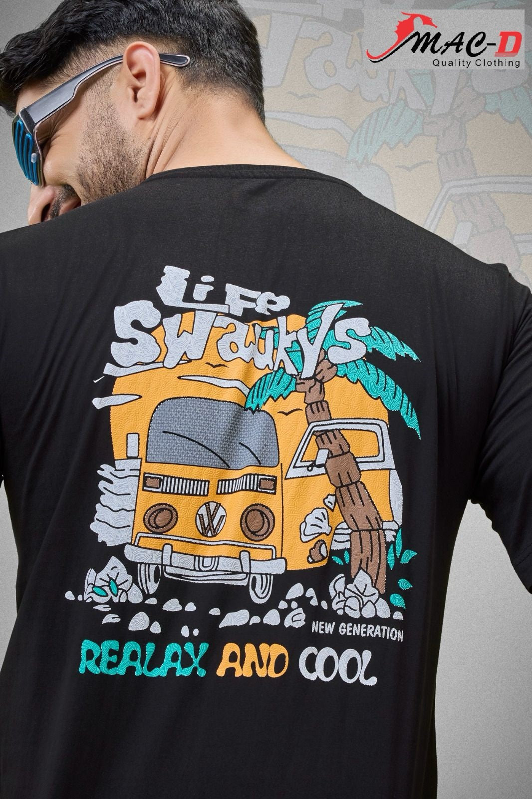 Cat No 6013 Mac D Cotton Mens Tshirts Manufacturer India