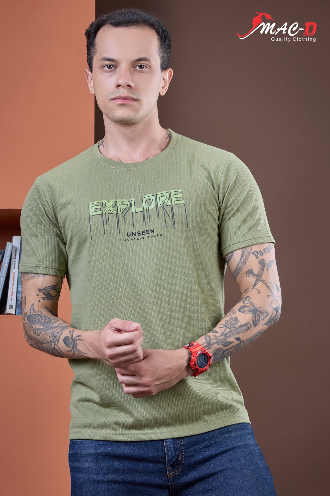 Cat No 649 Mac D Knit Mens Tshirts Manufacturer Ahmedabad