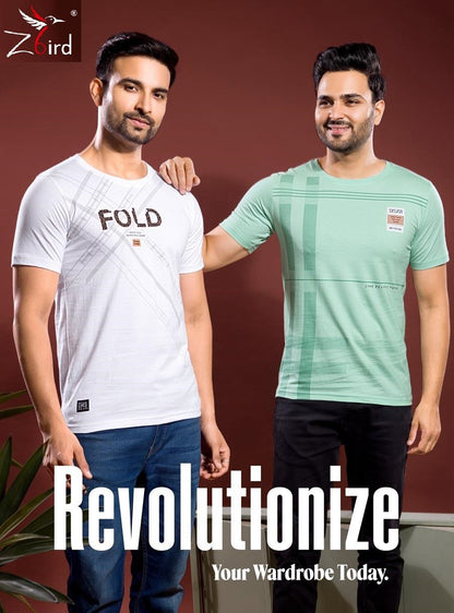 Cat No 7113 Z Bird Cotton Mens Tshirts Wholesaler India