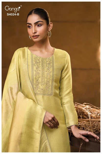 Catalin 4024 Ganga Premium Bemberg Plazzo Style Suits Manufacturer Ahmedabad
