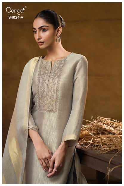Catalin 4024 Ganga Premium Bemberg Plazzo Style Suits Manufacturer Ahmedabad