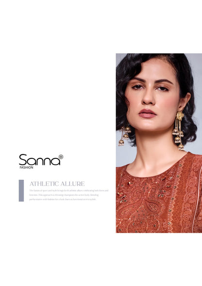 Cazira Sanna Fashion Viscose Pashmina Suits Manufacturer Ahmedabad