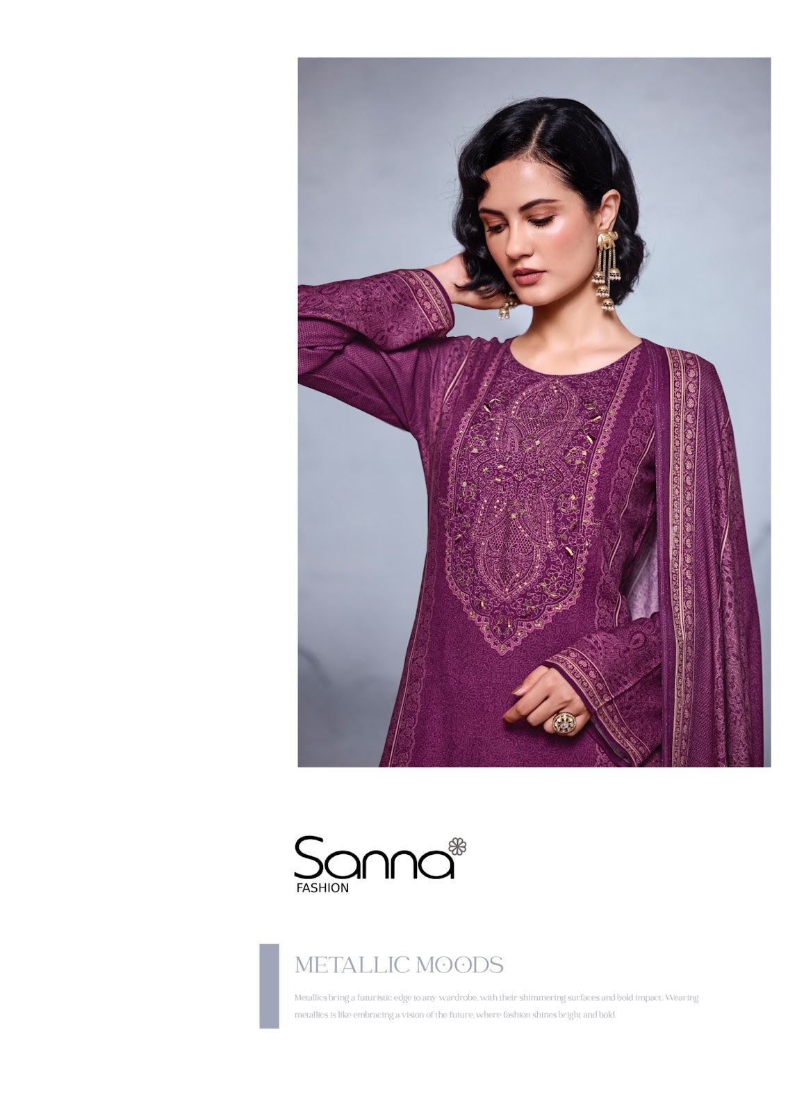 Cazira Sanna Fashion Viscose Pashmina Suits Manufacturer Ahmedabad