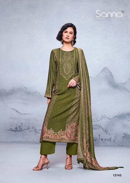 Cazira Sanna Fashion Viscose Pashmina Suits Manufacturer Ahmedabad