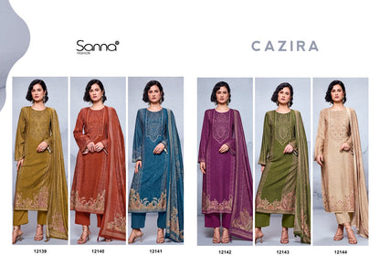 Cazira Sanna Fashion Viscose Pashmina Suits Manufacturer Ahmedabad