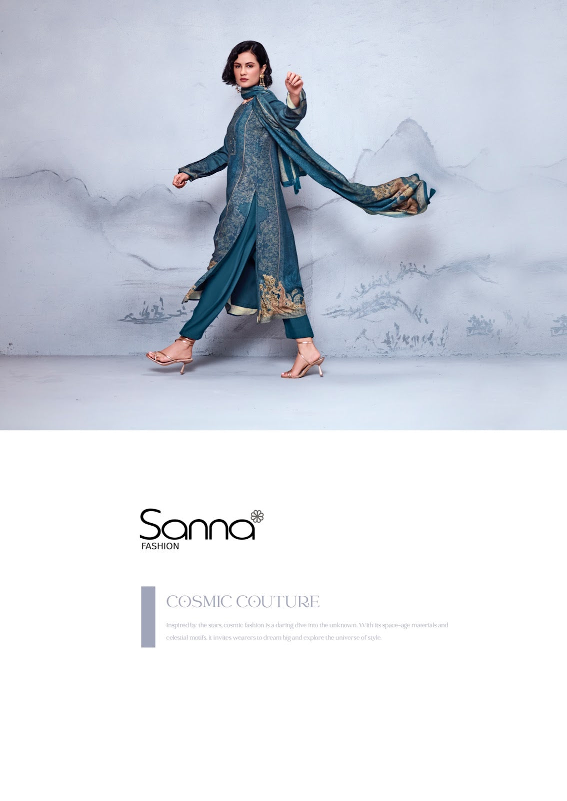 Cazira Sanna Fashion Viscose Pashmina Suits Manufacturer Ahmedabad