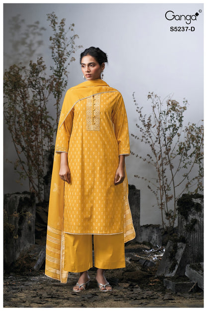 Cazzie S5237 Ganga Cotton Satin Pant Style Suits Manufacturer Gujarat