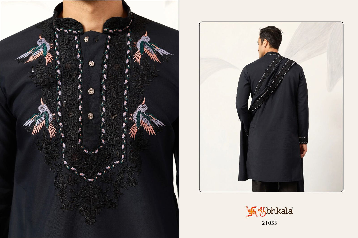 Celebration Drape Shubhkala Viscose Silk Mens Kurta Dupatta Wholesale Price