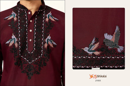 Celebration Drape Shubhkala Viscose Silk Mens Kurta Dupatta Wholesale Price