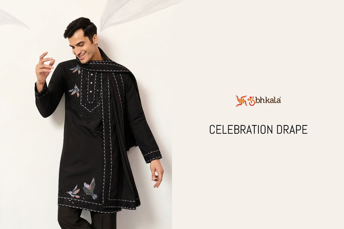 Celebration Drape Shubhkala Viscose Silk Mens Kurta Dupatta Wholesale Price