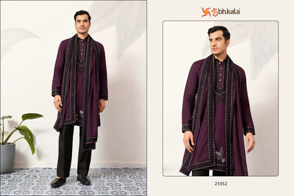 Celebration Drape Shubhkala Viscose Silk Mens Kurta Dupatta Wholesale Price