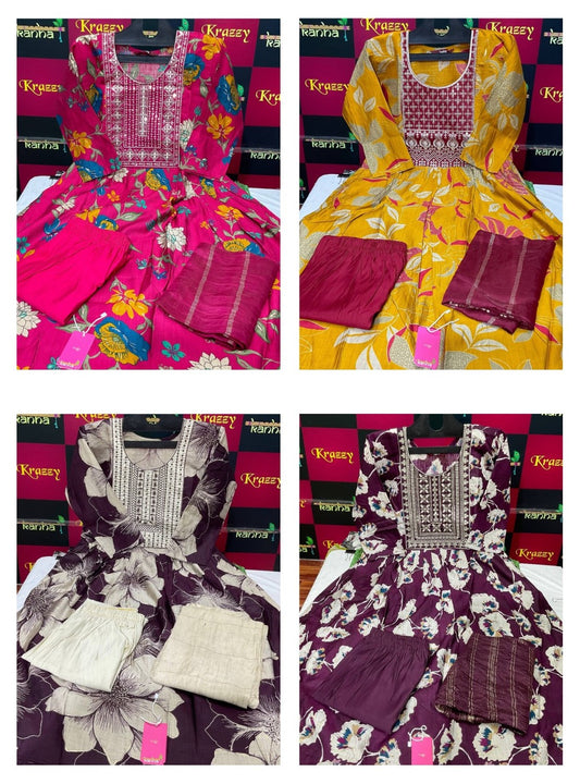 Celebration Kanha Vatican Readymade Pant Style Suits Wholesale Price