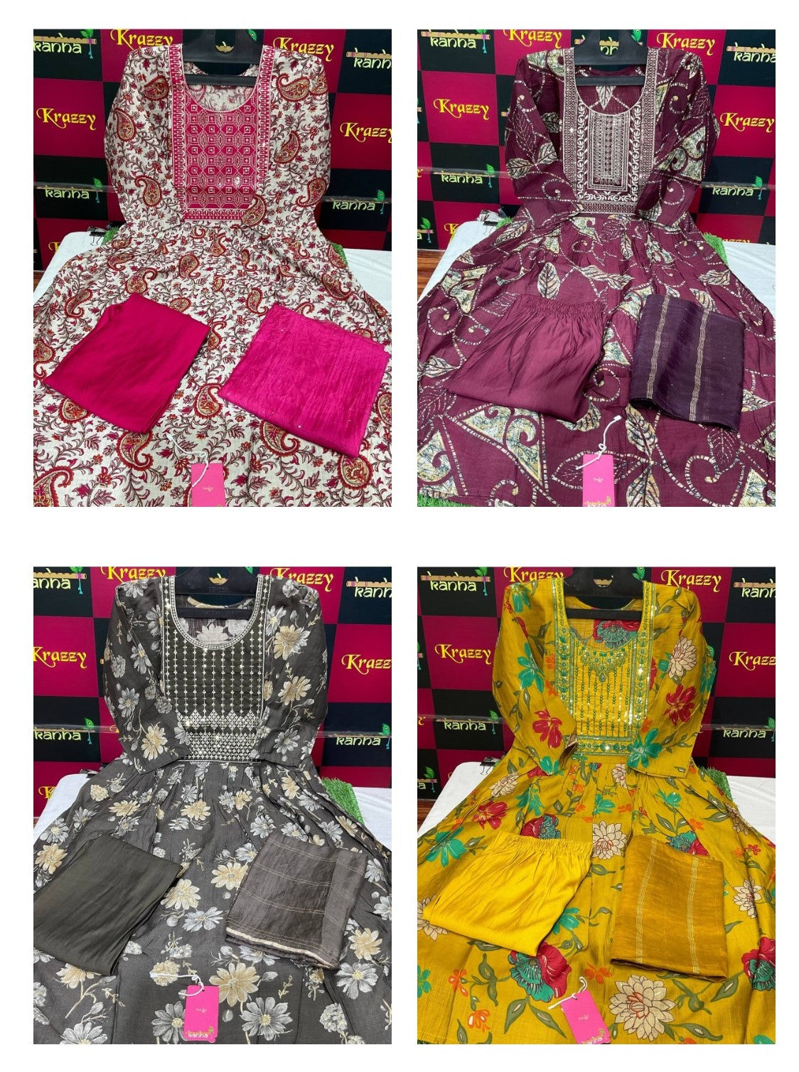 Celebration Kanha Vatican Readymade Pant Style Suits Wholesale Price