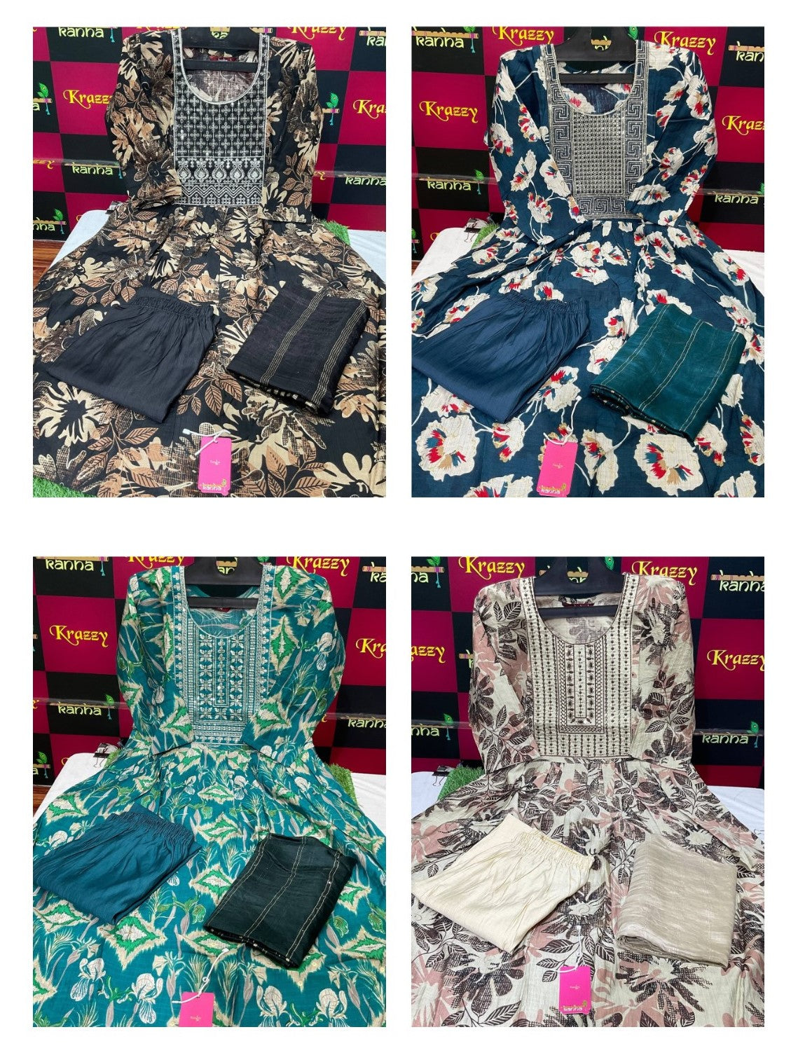 Celebration Kanha Vatican Readymade Pant Style Suits Wholesale Price