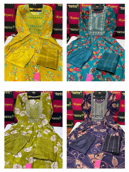 Celebration Kanha Vatican Readymade Pant Style Suits Wholesale Price