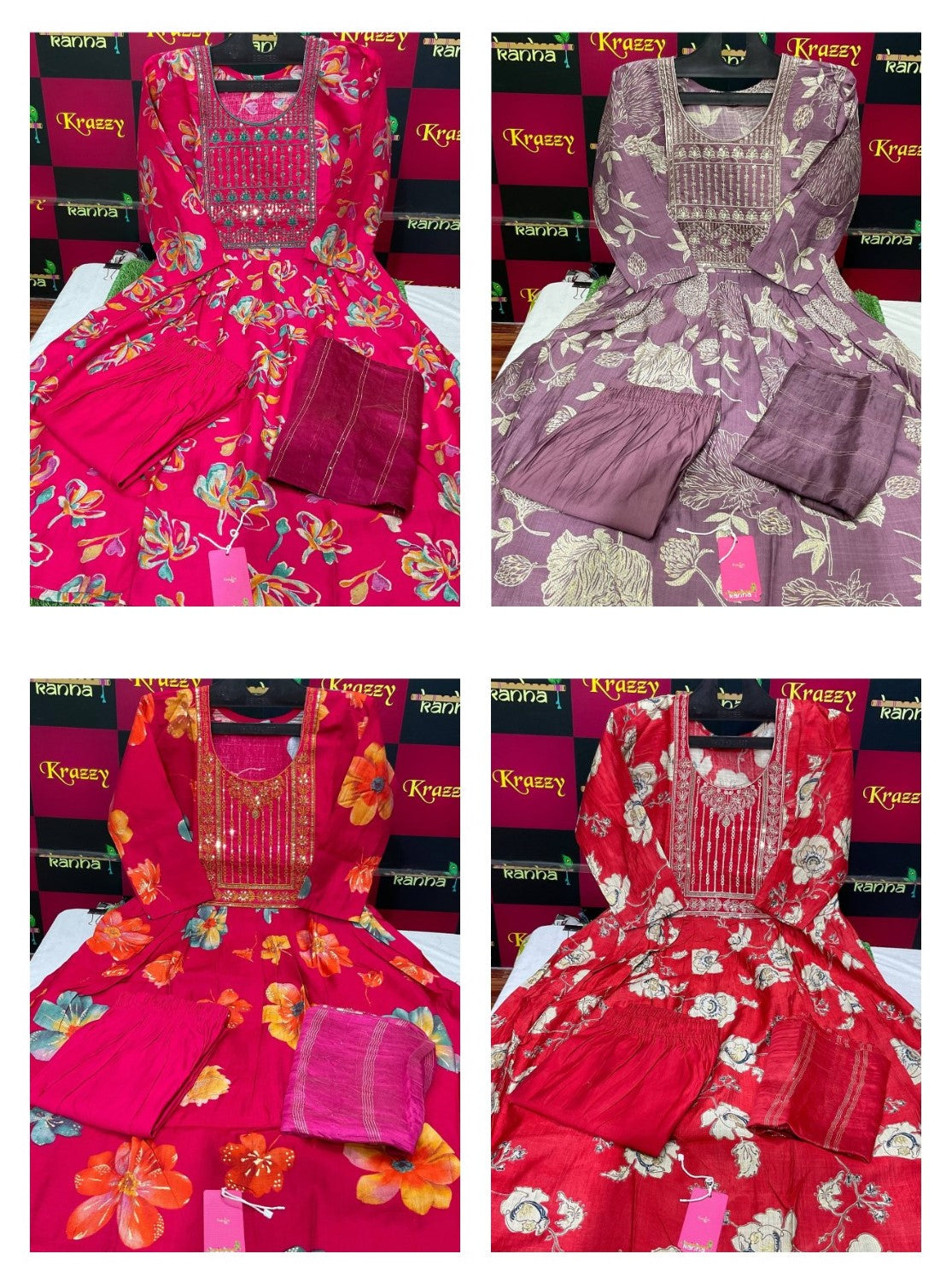 Celebration Kanha Vatican Readymade Pant Style Suits Wholesale Price