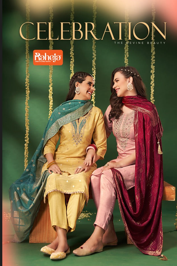 Celebration Raheja Tissue Pant Style Suits Supplier