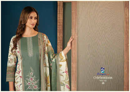 Celebration Vol 2 Sargam Prints Pure Lawn Pant Style Suits Wholesale