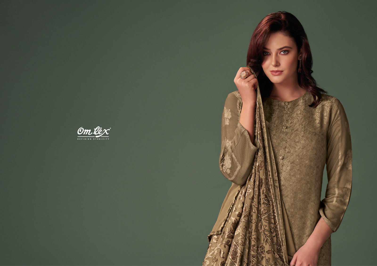 Celestic Omtex Jacquard Pashmina Suits Wholesale Rate