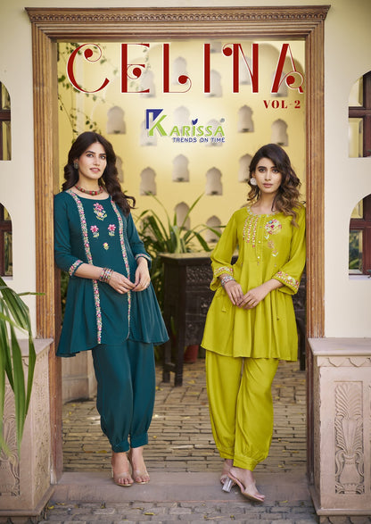 Celina Vol 2 Karissa Premium Viscose Co Ord Set Manufacturer