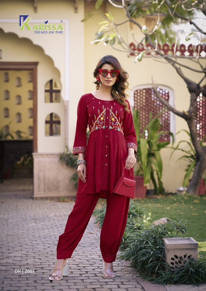 Celina Vol 2 Karissa Premium Viscose Co Ord Set Manufacturer