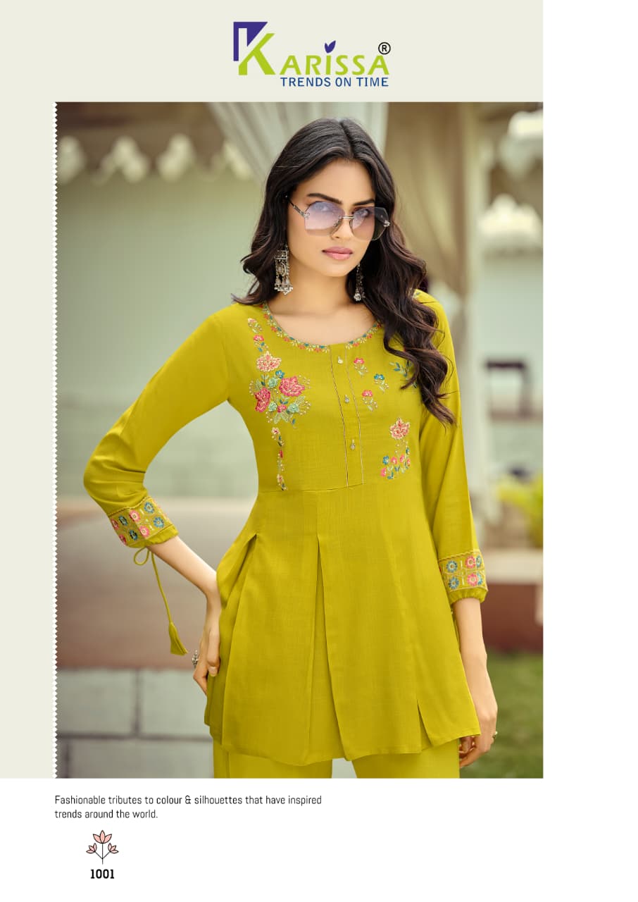 Celina Vol 3 Karissa Viscose Rayon Co Ord Set Wholesale Price