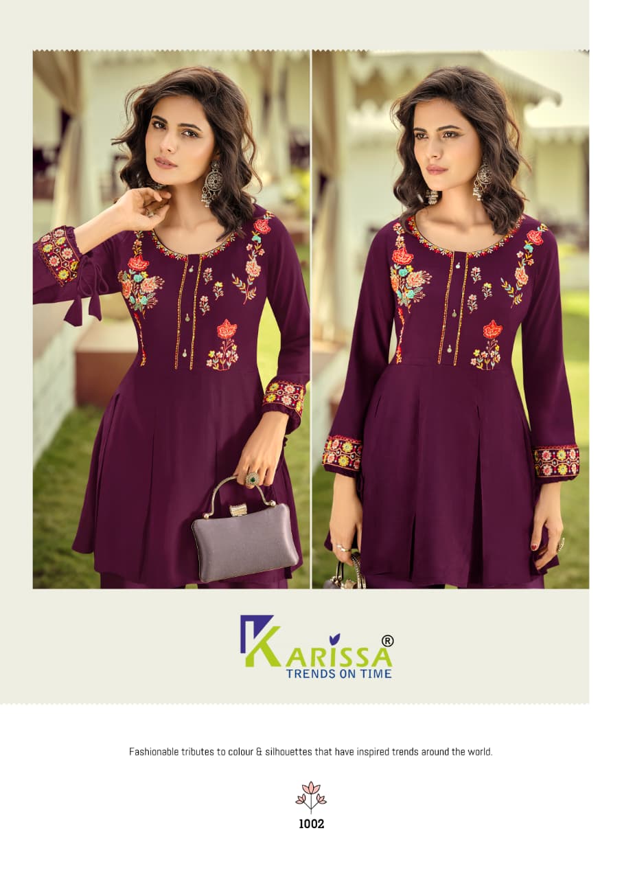 Celina Vol 3 Karissa Viscose Rayon Co Ord Set Wholesale Price