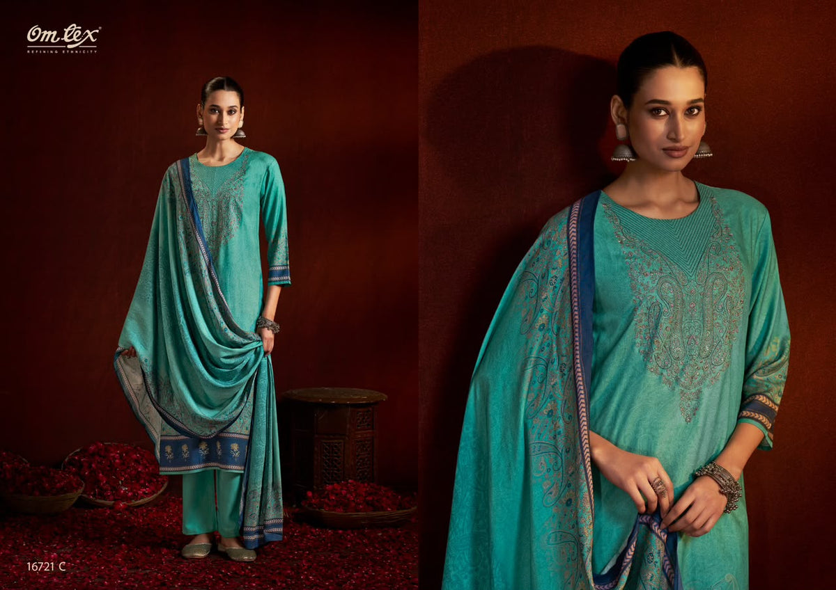 Cerys Omtex Pashmina Suits Manufacturer Gujarat