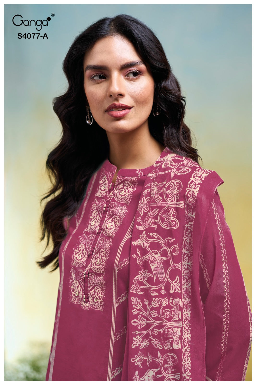 Ceyoni 4077 Ganga Pashmina Suits Wholesale Price