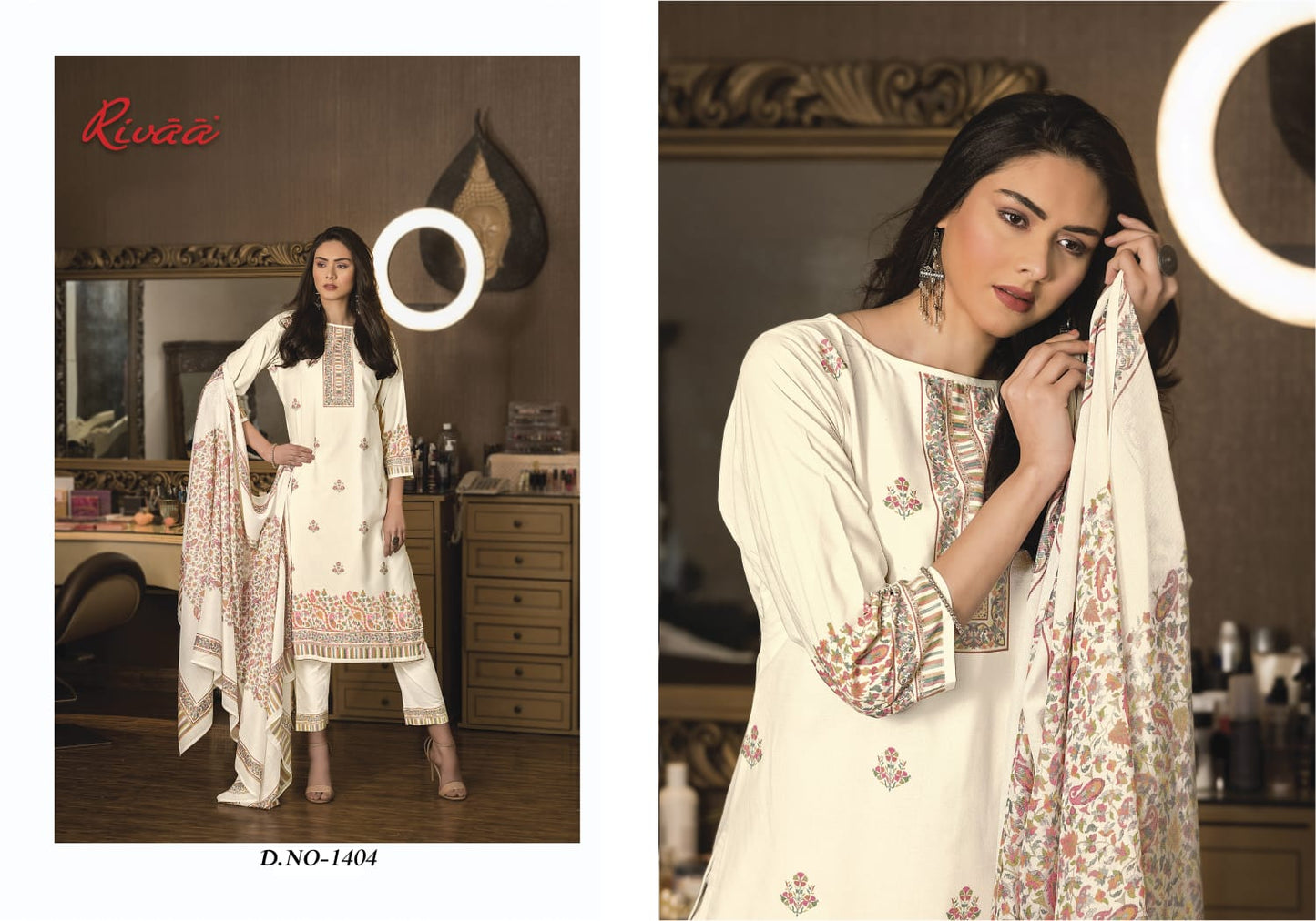 Chaand 6 Rivaa Pashmina Suits Wholesaler India